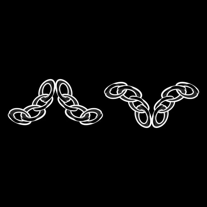 chain chain symbol line silver