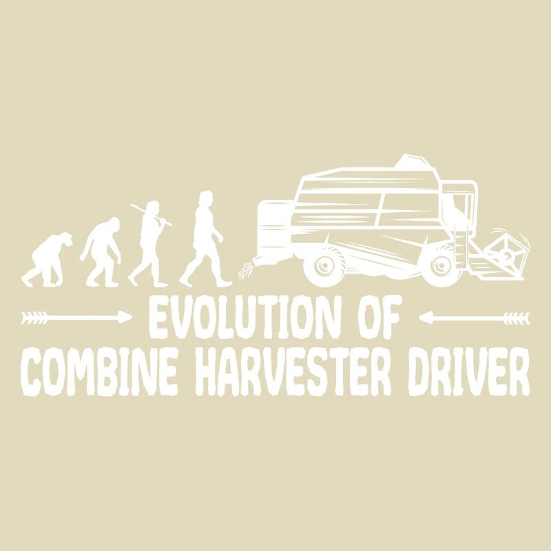 Combinez Grain Farmer Evolution Funny