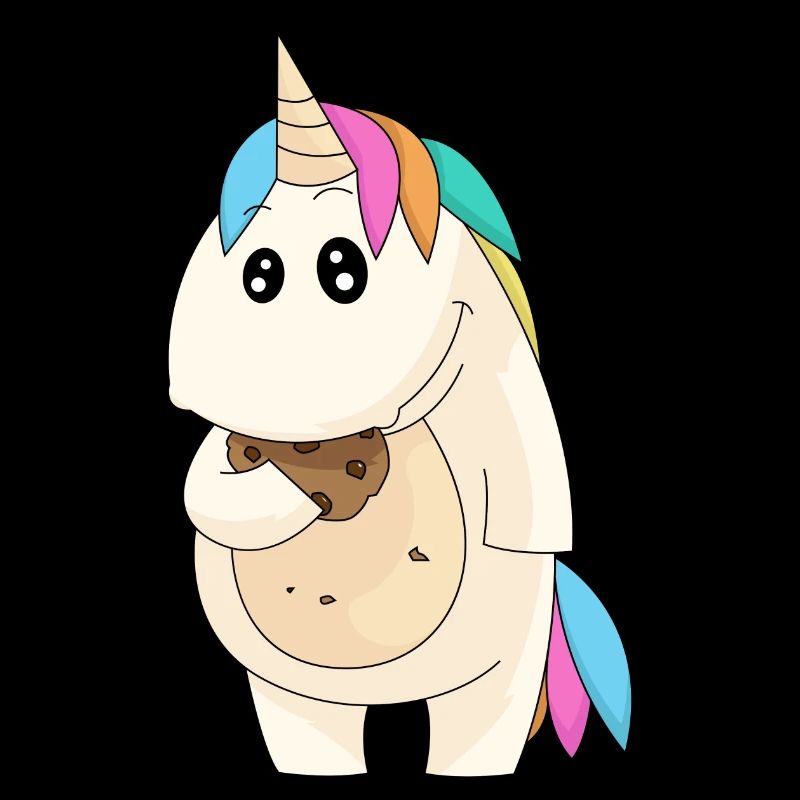Licorne cookie manger doux joufflu cadeau