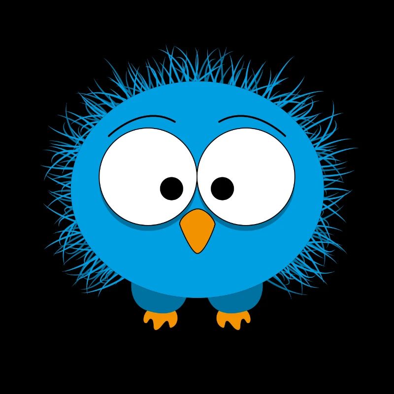 Zerzauster Vogel