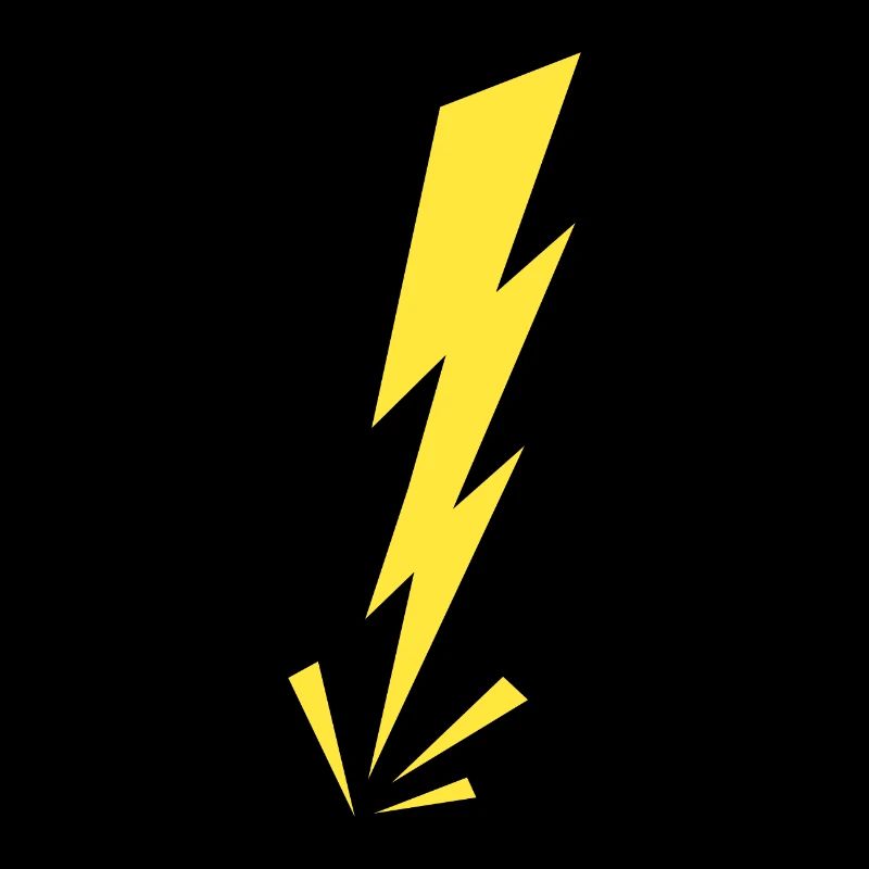 Lightning Thunder Lightning Angry warning gift idea