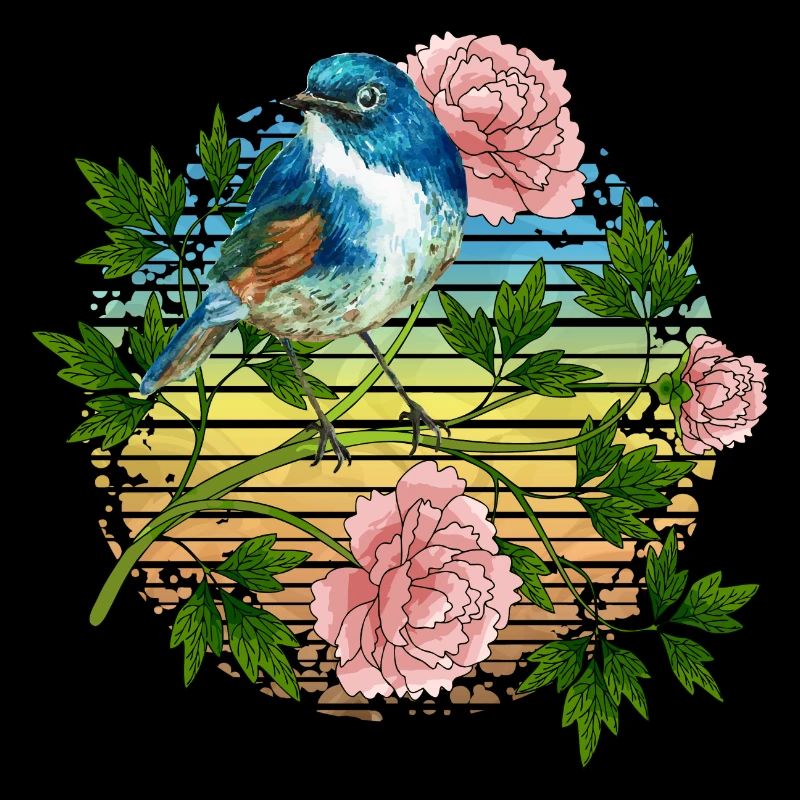 Bunter Vogel