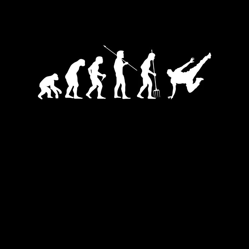 Evolution parkour freerunning jumping gymnast