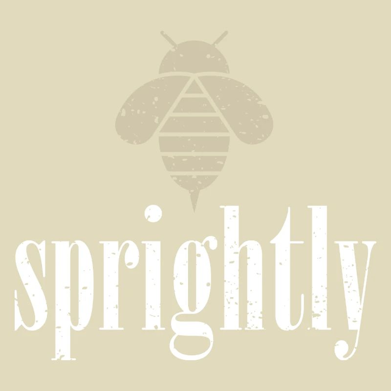 Beige Bee Sprightly Biene Be Sprightly