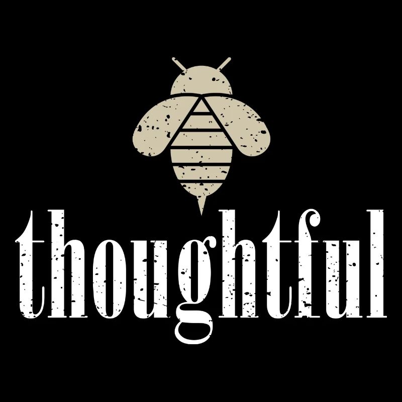 Beige Bee Thoughtful Biene Be Thoughtful