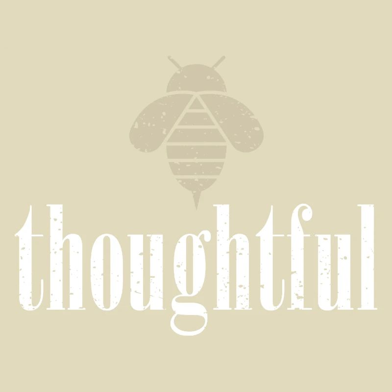 Beige Bee Thoughtful Biene Be Thoughtful