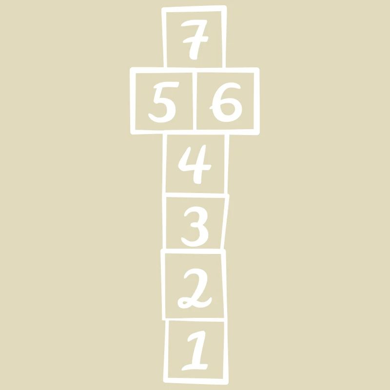 Hüpfekästchen oder Hickelkasten