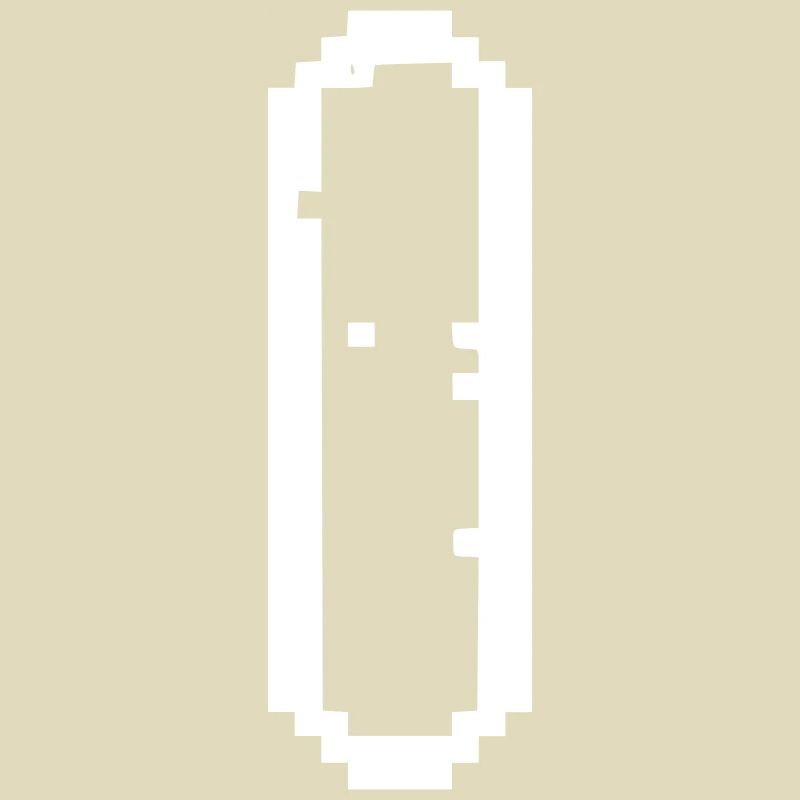 Icône de pixel de la bactérie bâton