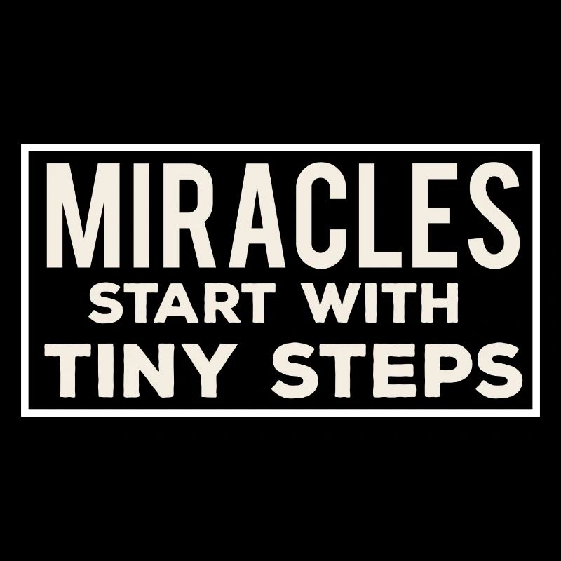 Les miracles commencent par de petits pas de Zi drôle