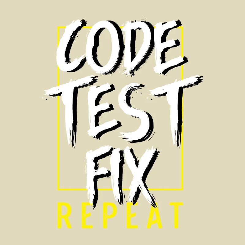Code-Test-Fix. Computertechniker Gift