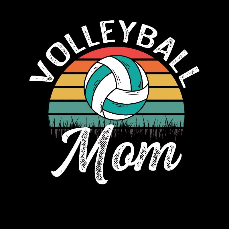 Volleyball-Mama. Talentierte Mutter Gift