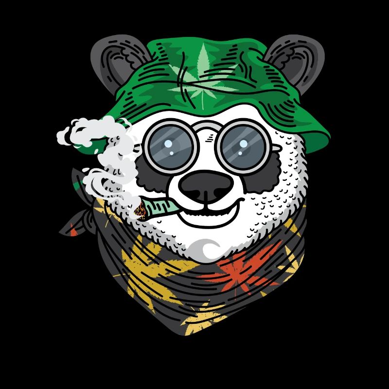 Panda Rasta Smoking Gift