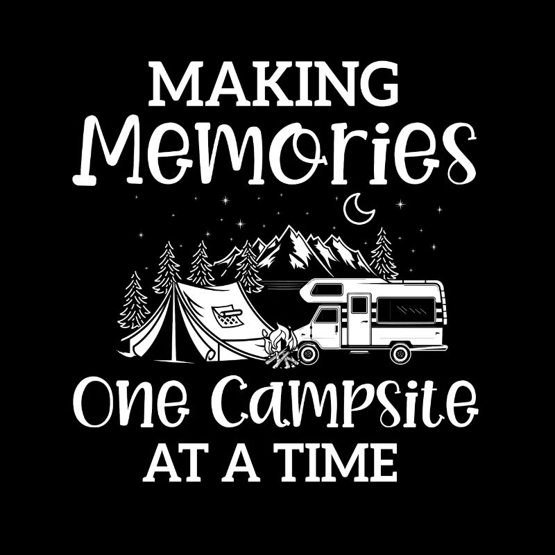 Camping Lovers Retro Camping Clothes