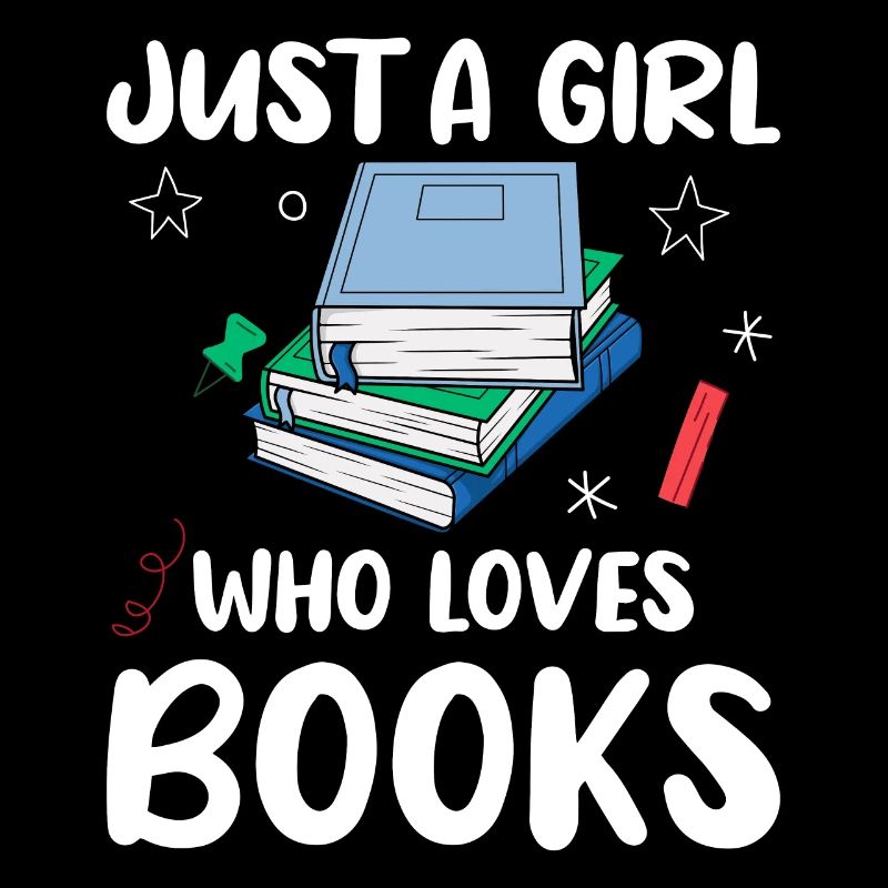 Nur ein Mädchen, das Bücher liebt