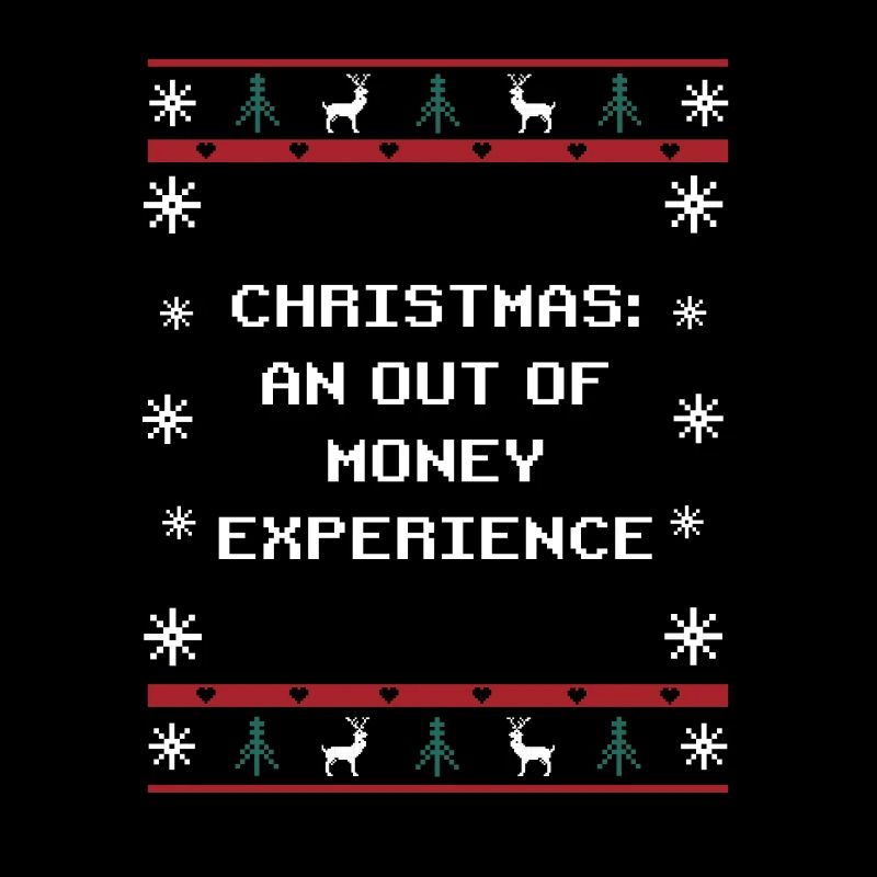 Noël une expérience d’argent Shopping de Noël