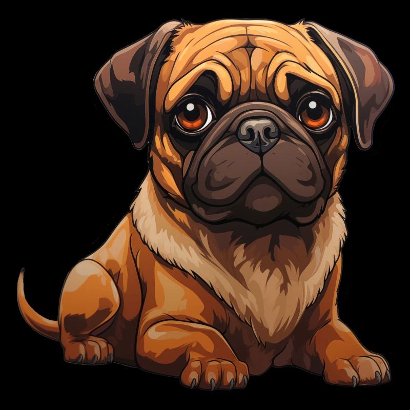Mops Porträt