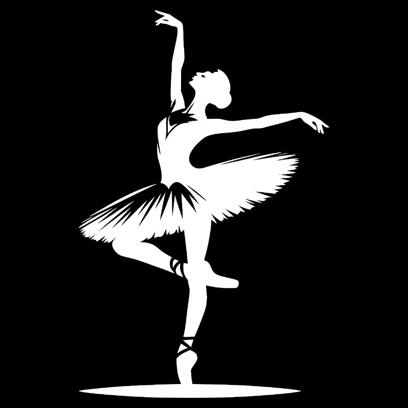 Ballerine dansante dans une pose de danse parfaite