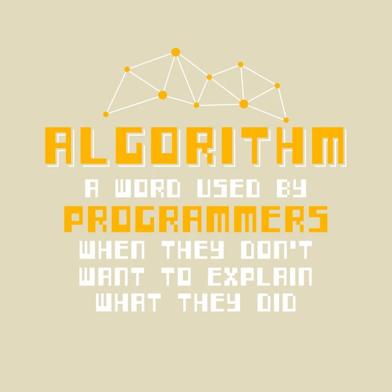 Algorithm Definition Programmers Nerd Machine