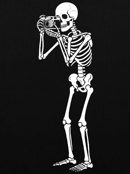 Skelettfotograf Noir