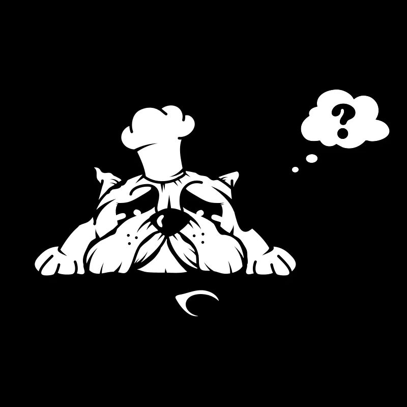 Comic speech bubble question mark