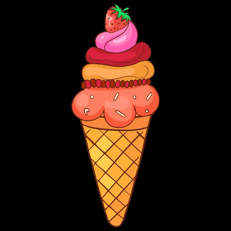 Crème glacée, crème glacée, crème glacée, crème glacée, boule, crème glacée, sundae