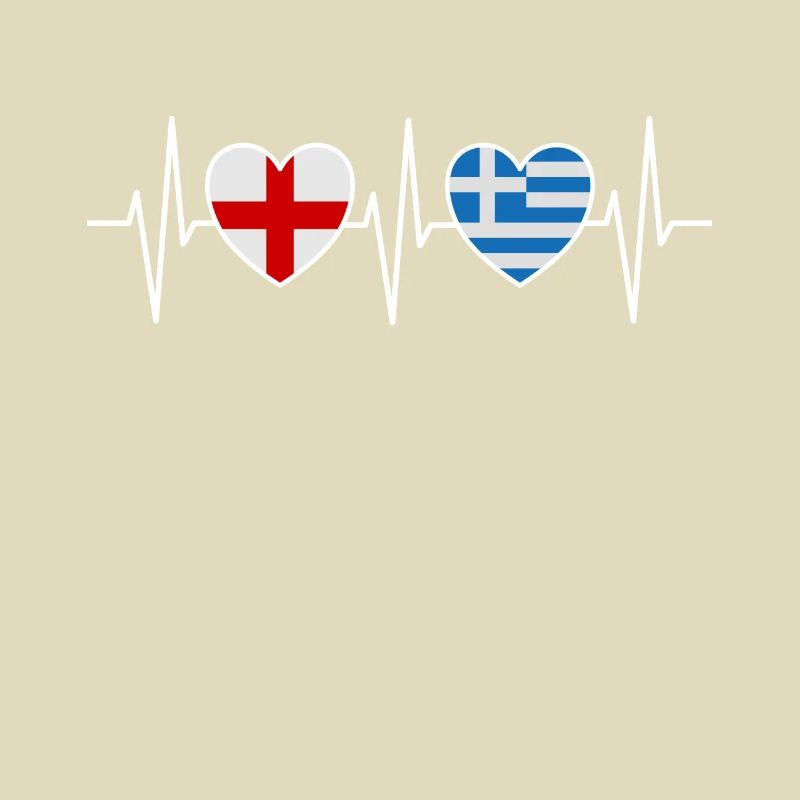 Angleterre et Grèce Drapeaux hellas grecs