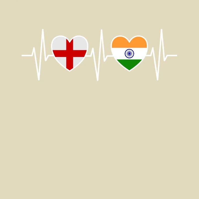 Drapeaux de l’Angleterre et de l’Inde drapeau de l’Inde