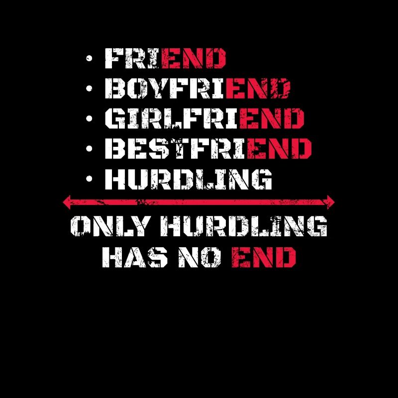 Only Hurdling Has No End Hürdenläufer