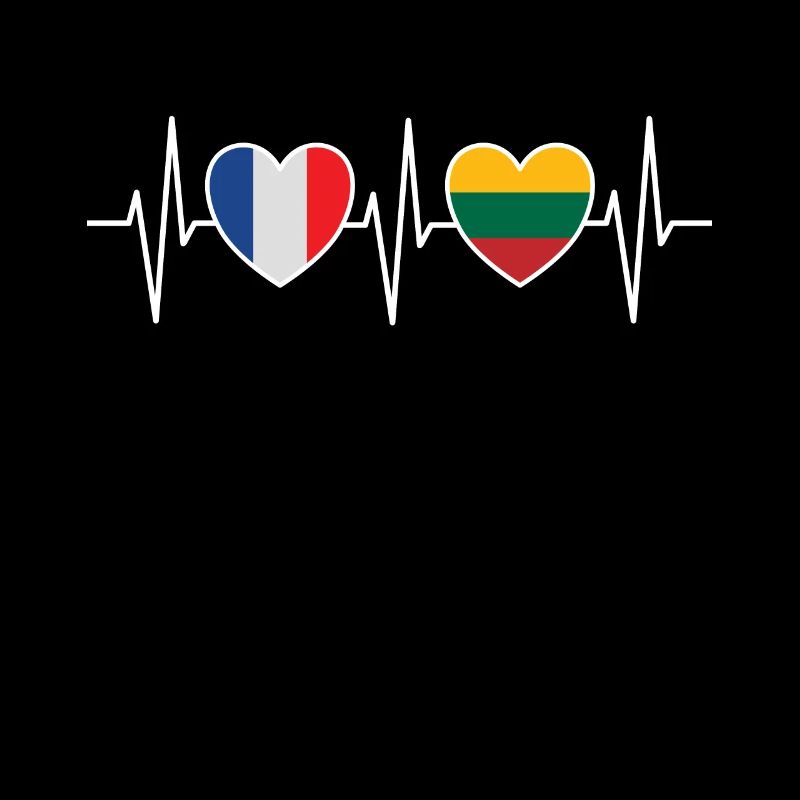 France and Lithuania Lithuanian flag Flags