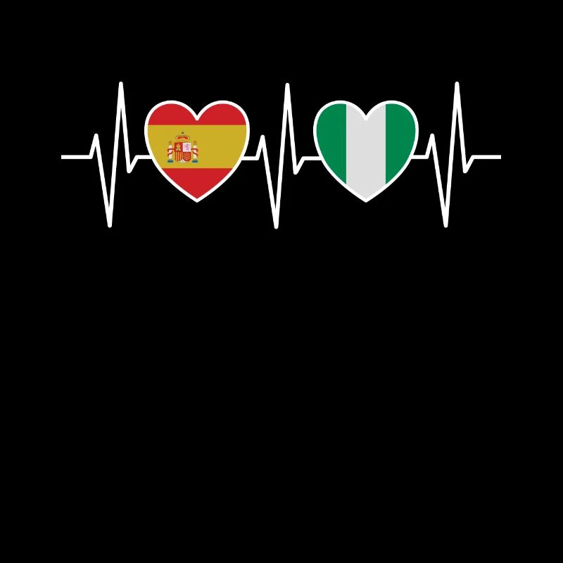 Espagne et Nigeria Drapeau nigérian Drapeaux