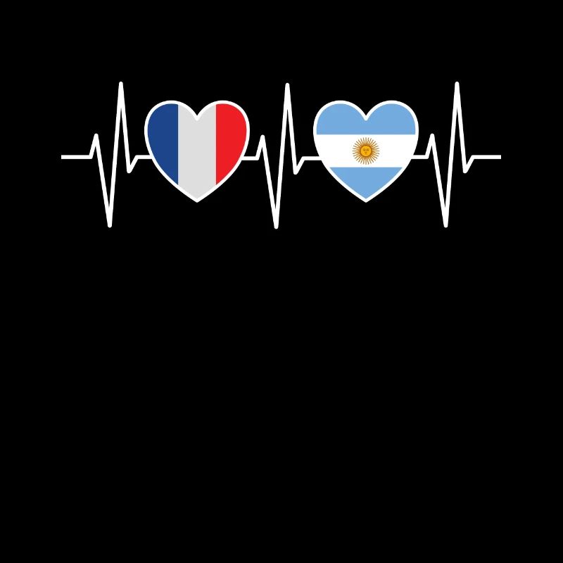 France et Argentine Drapeaux argentins