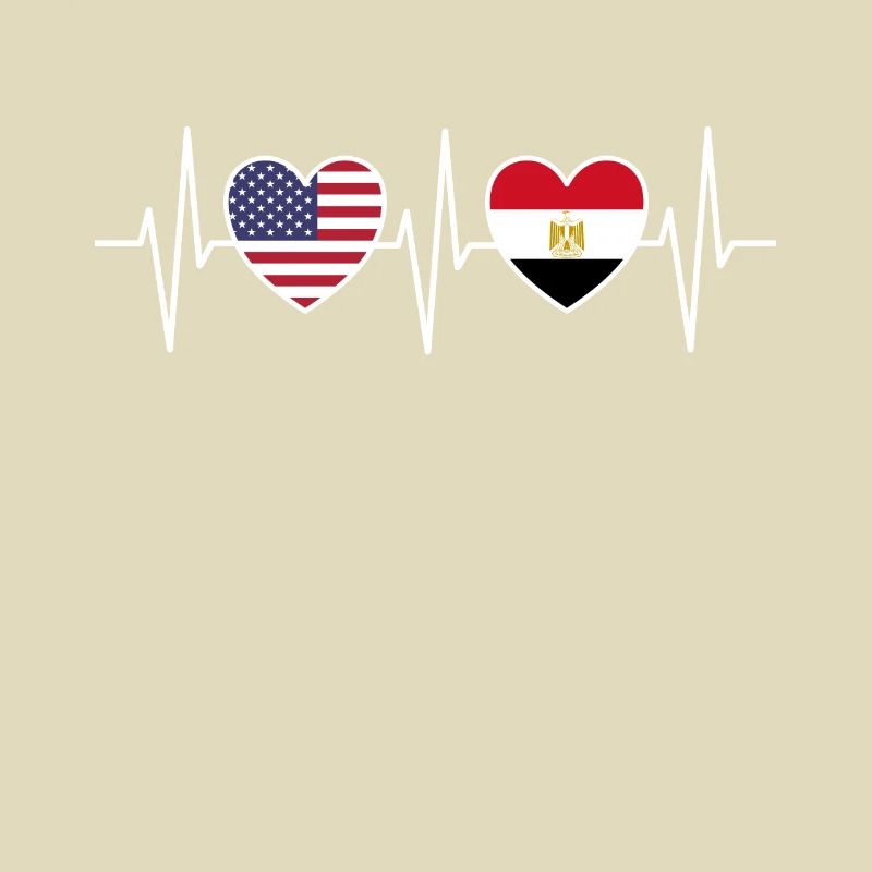 États-Unis et Égypte Drapeaux du drapeau égyptien