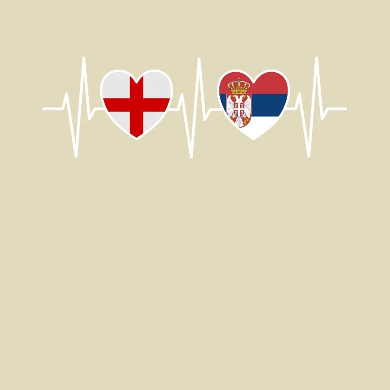 Angleterre et Serbie Drapeau serbe Drapeaux