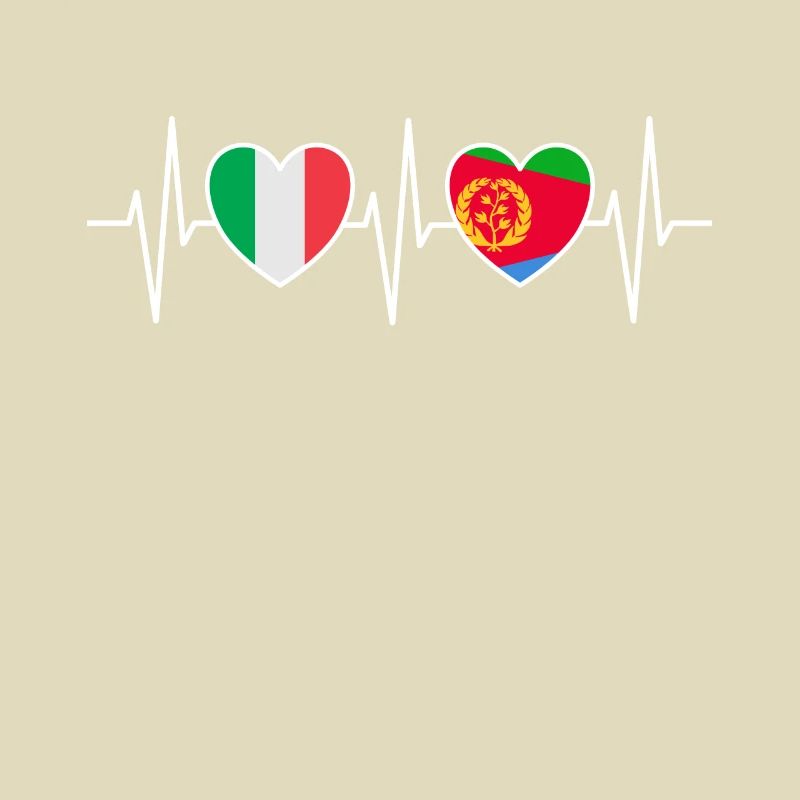 Italie et Érythrée Drapeaux du drapeau érythréen