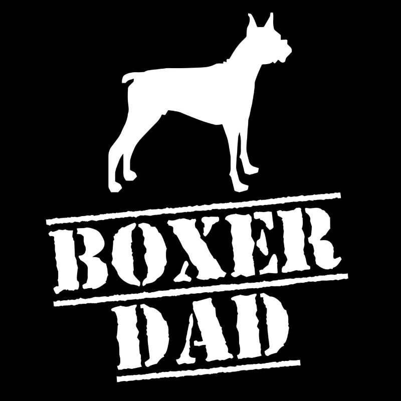 Boxer papa design blanc
