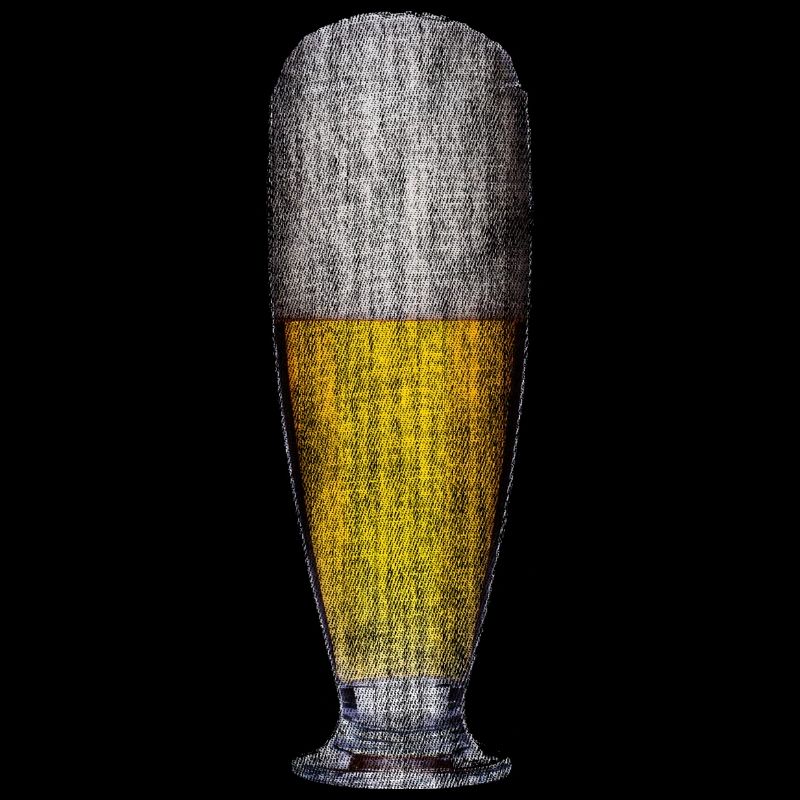 Bier retro look retrolook Schaumkrone