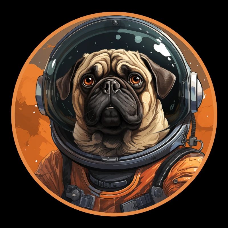 Pug Austronaut