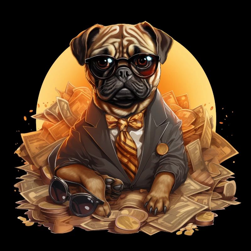 Pug Gold Digger