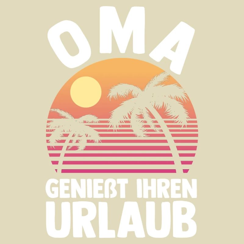 Urlaub Urlauberin Großmutter Oma