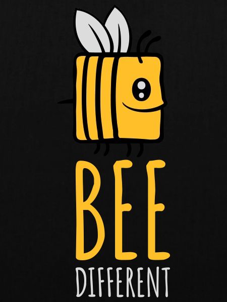 bee different Spruch Zitat