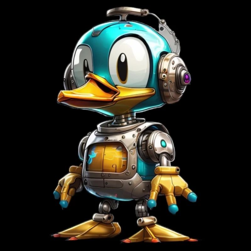 Roboter Ente