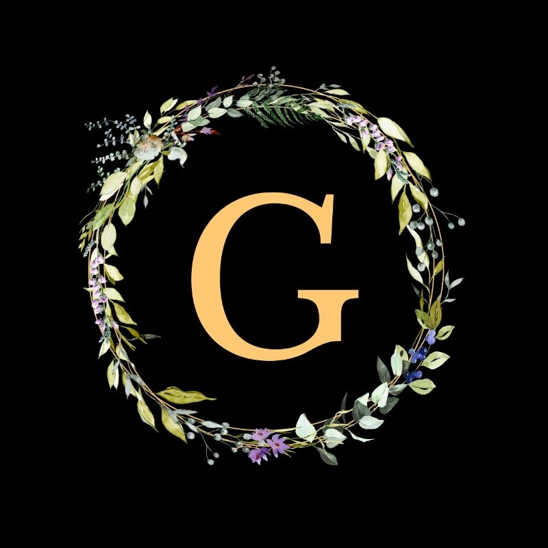 G Monogramm Eukalyptus-Kranz
