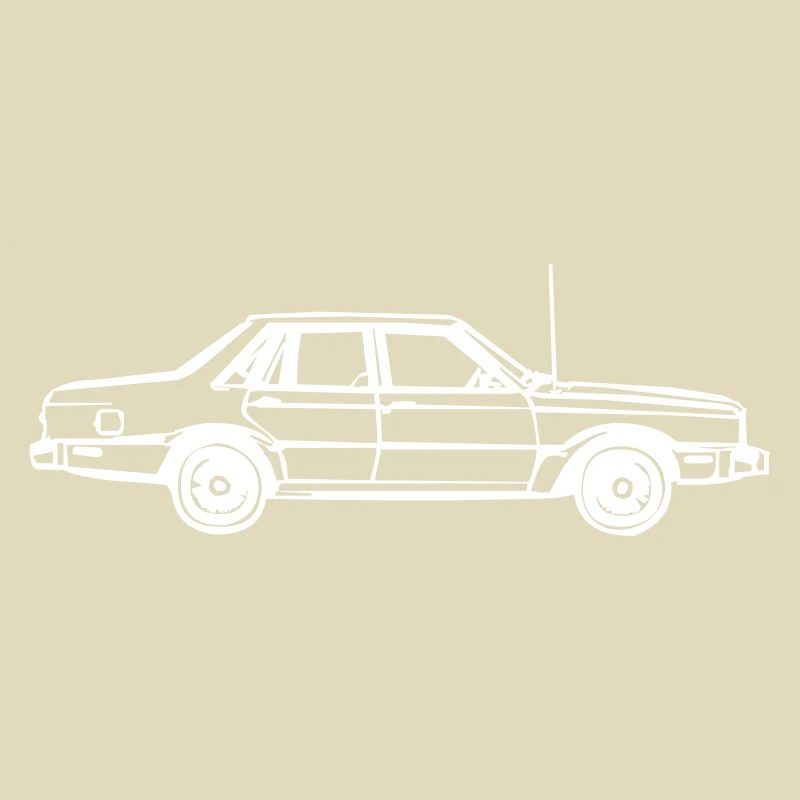 Auto mit einer Antenne