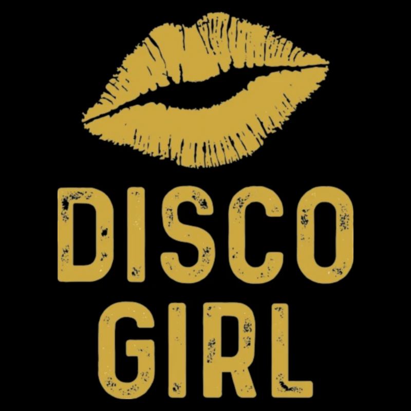 Glamouröses Disco-Mädchen