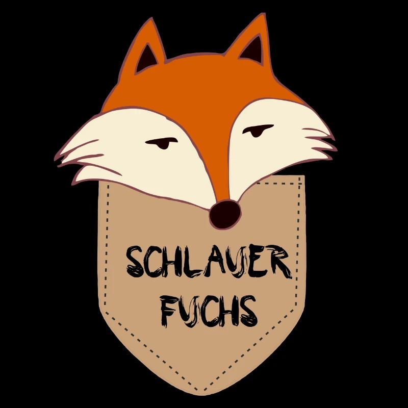 Schlauer Fuchs in Tasche