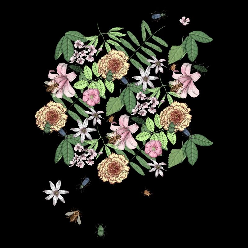Blumen Bienen Kaefer