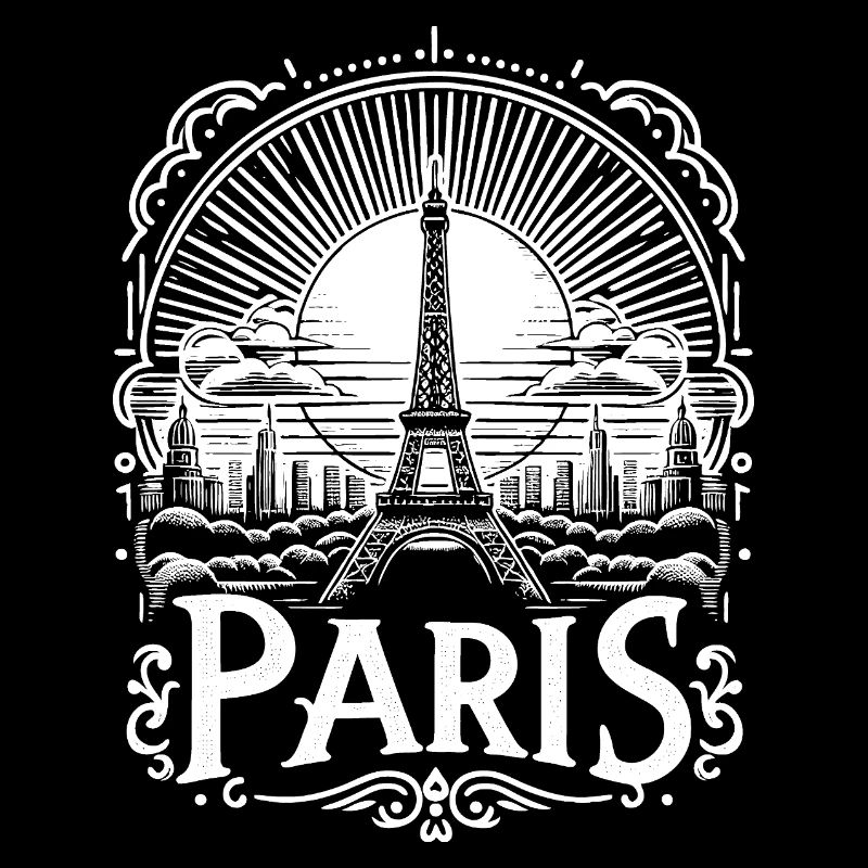 Création de chemises Paris avec la Tour Eiffel - la tour Eiffel