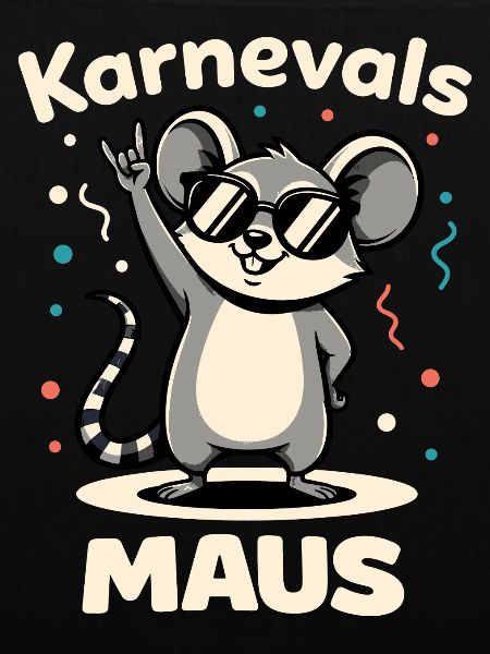 Karneval Rockmusik Karnevalsmaus Niedlich
