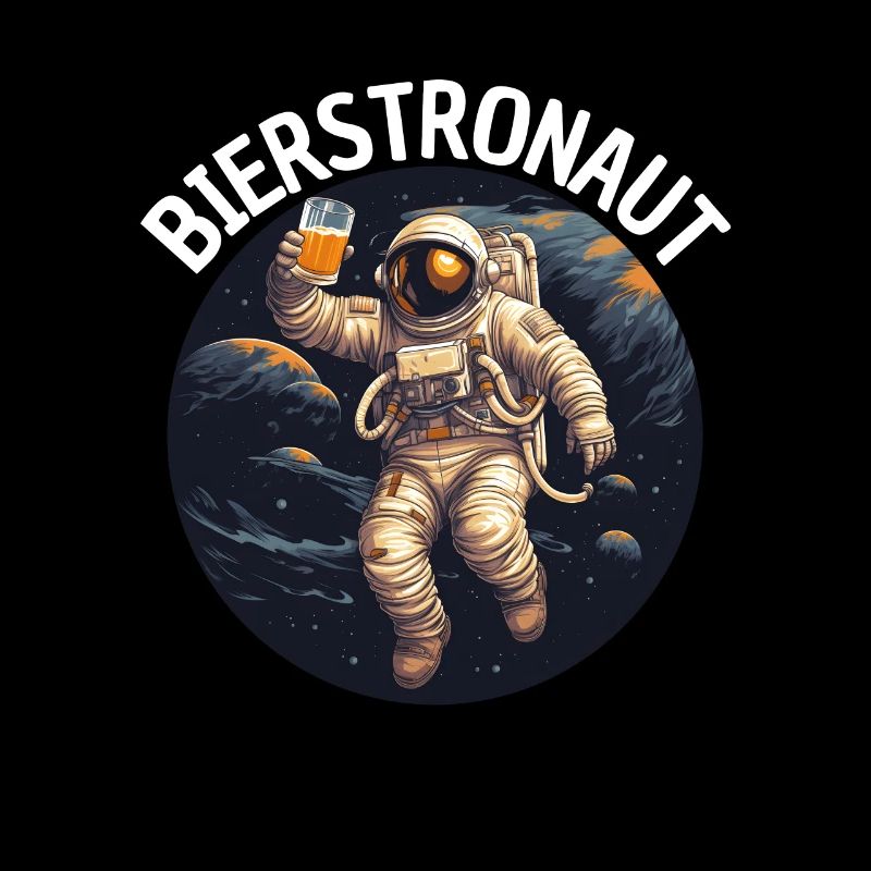 Bierstronaut Party Geschenk Idee Bier