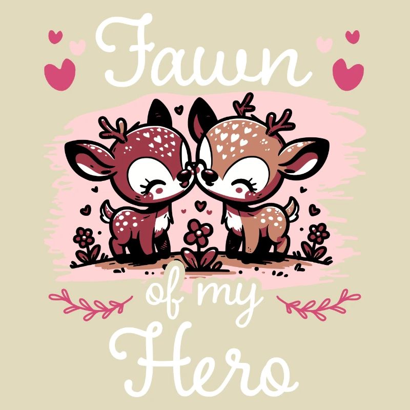Faon Amour Idée Romantique Couple